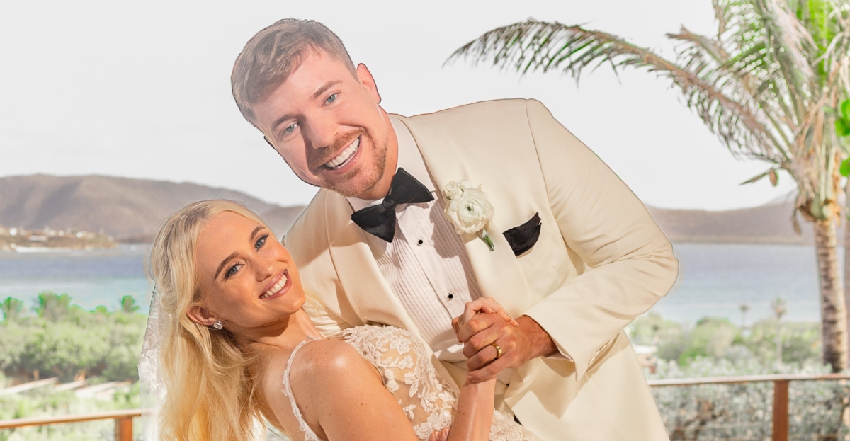 MrBeast se casó con Thea Booysen: Así fue la íntima boda en una isla privada del Caribe
