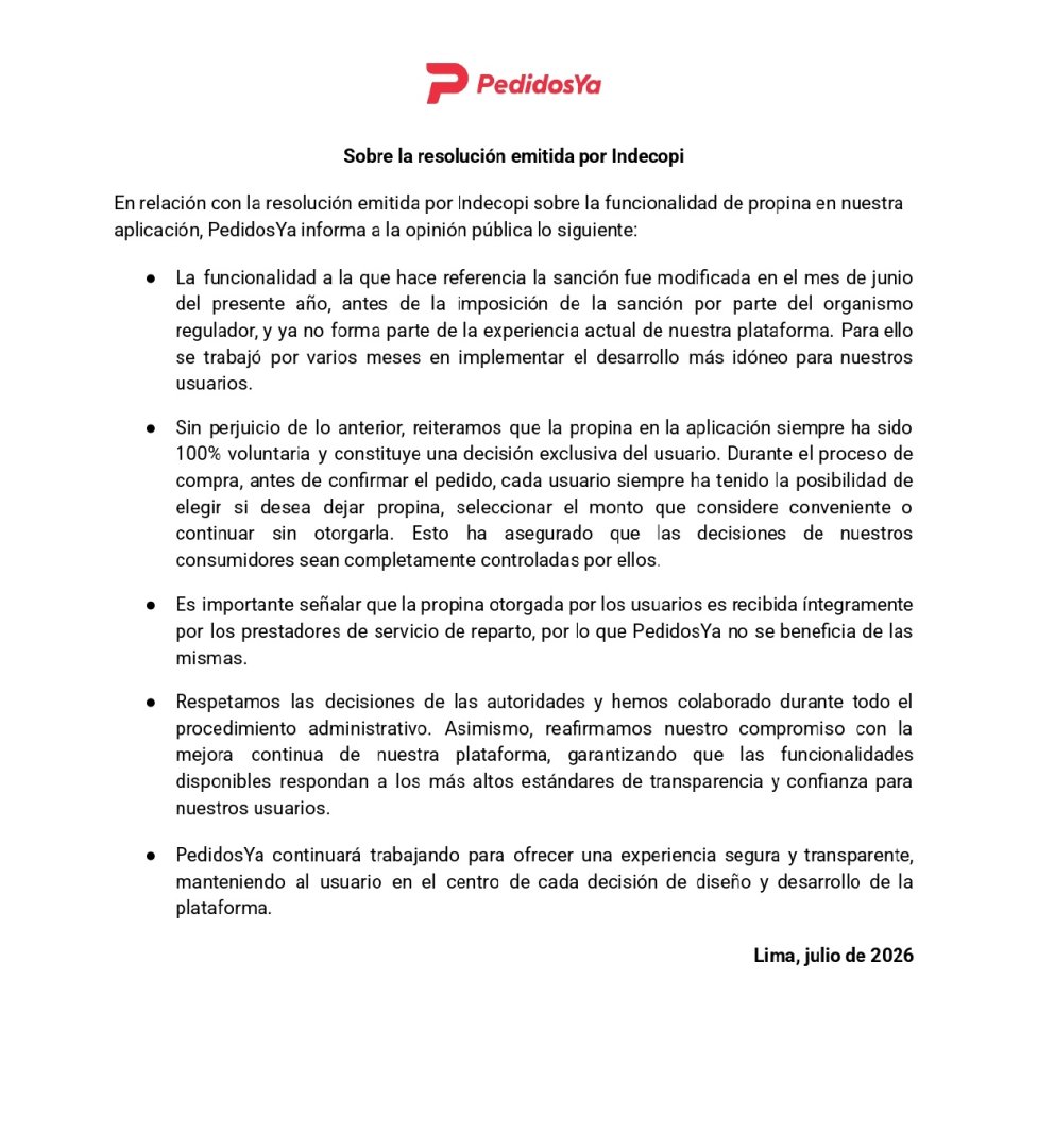 comunicado indecopi