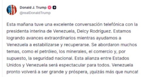 Post de Donald Trump