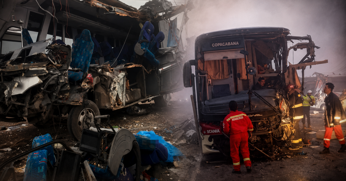 Tacna: Triple choque en la Panamericana Sur dejó al menos cinco personas fallecidas y varios heridos