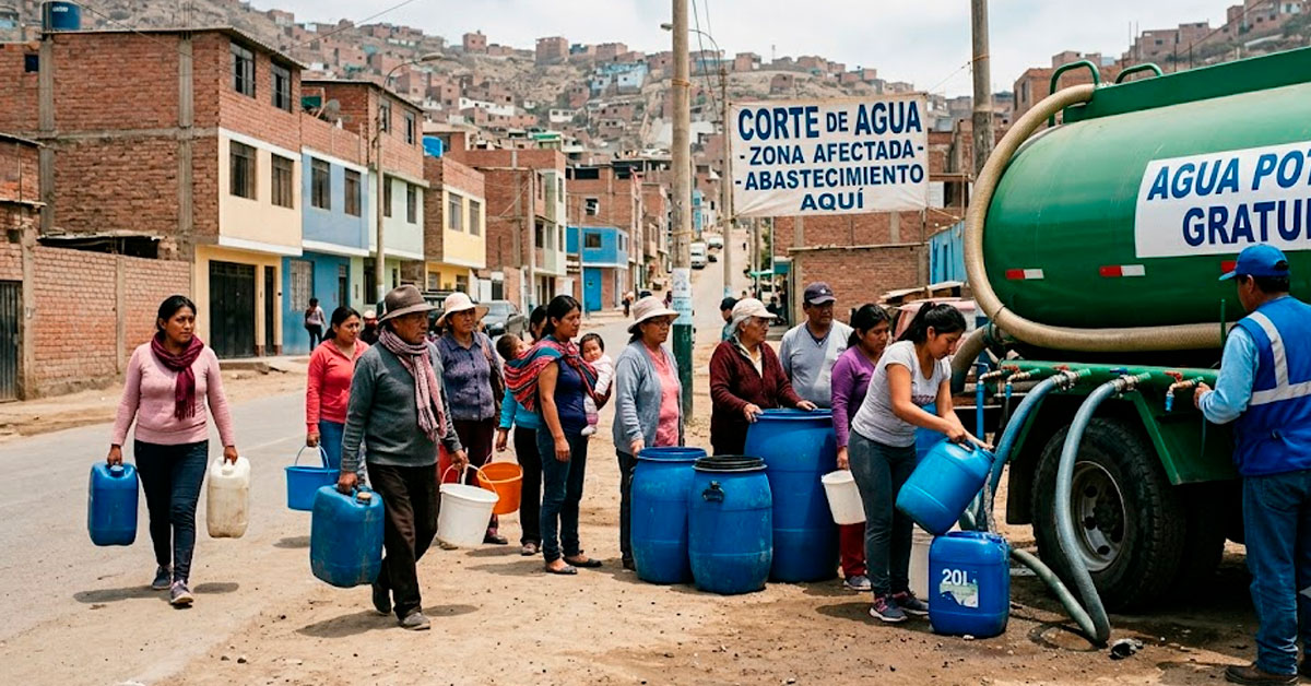 Corte de AGUA en Lima el 27 de julio: Conoce qué distritos se verán afectados con la interrupción del servicio
