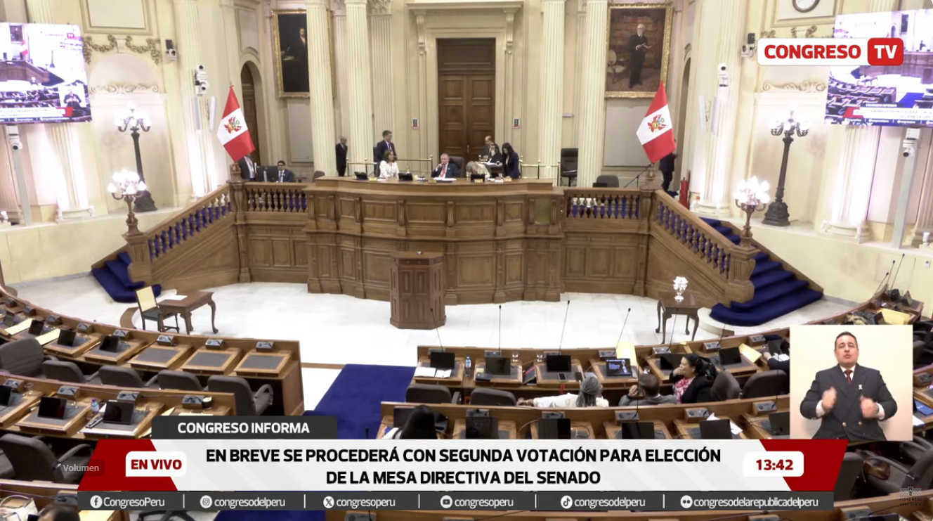 en breves minutos, culminara el receso y se reanudara la sesion.