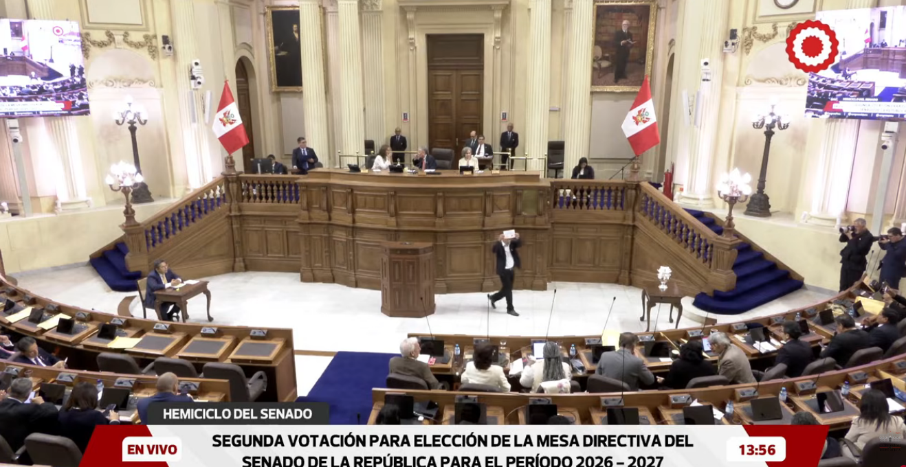 José Mercedes Castillo Terrones así como en la primera ronda de votaciones, hizo pública su elección.