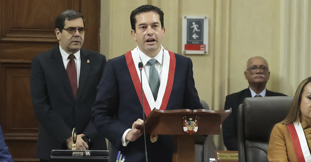 Miguel Ángel Torres promete "prudencia y diálogo" para su gestión en la Mesa Directiva del Senado