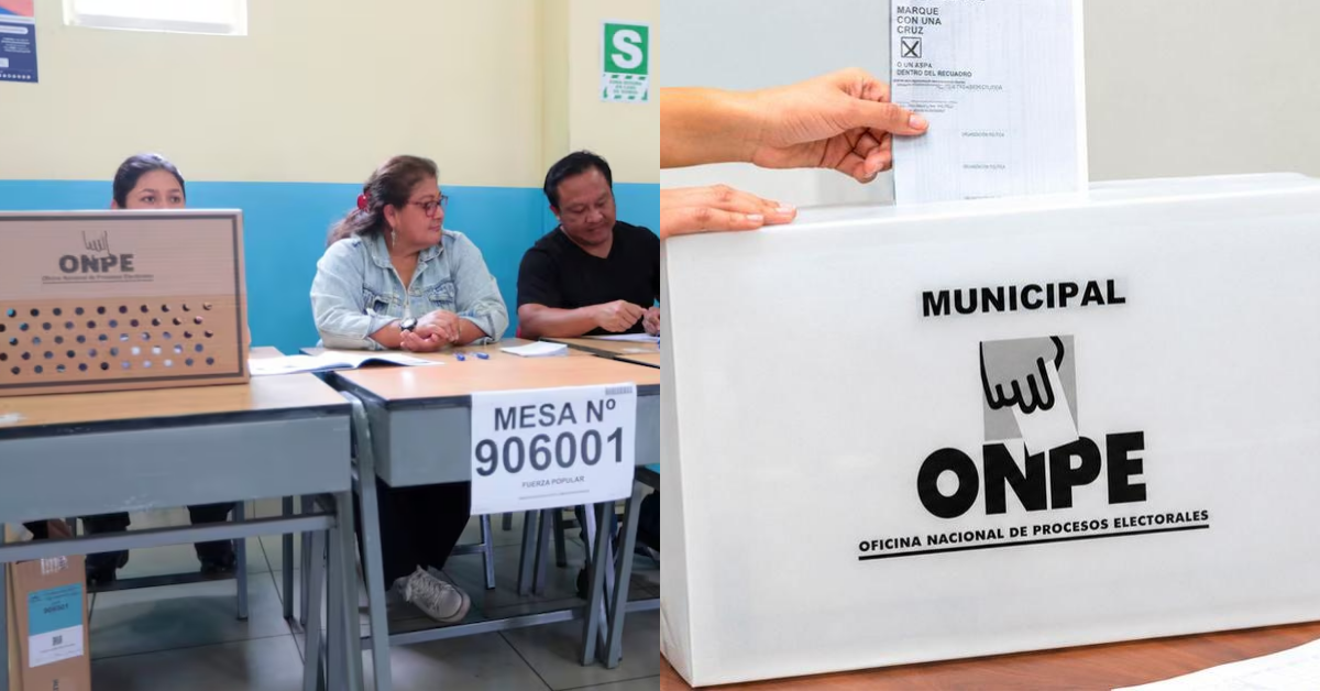Miembros de mesa: Conoce el PAGO que recibirán por participar en las Elecciones Regionales y Municipales 2026