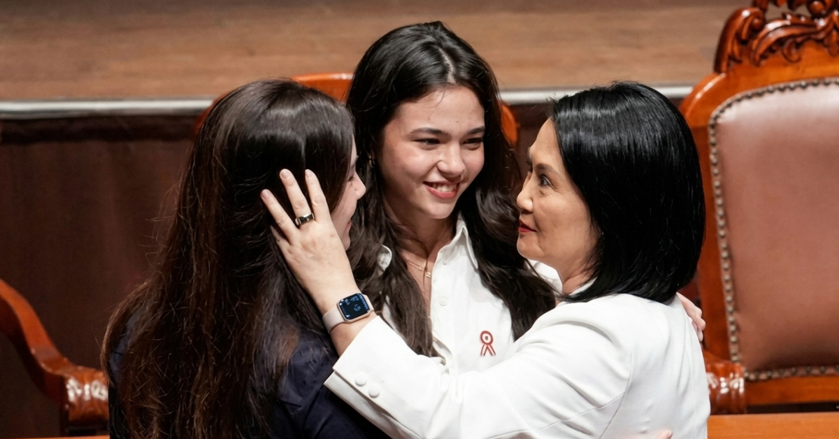 Keiko Fujimori: Hijas de la presidenta electa acuden al Congreso para presenciar la toma de mando de su madre