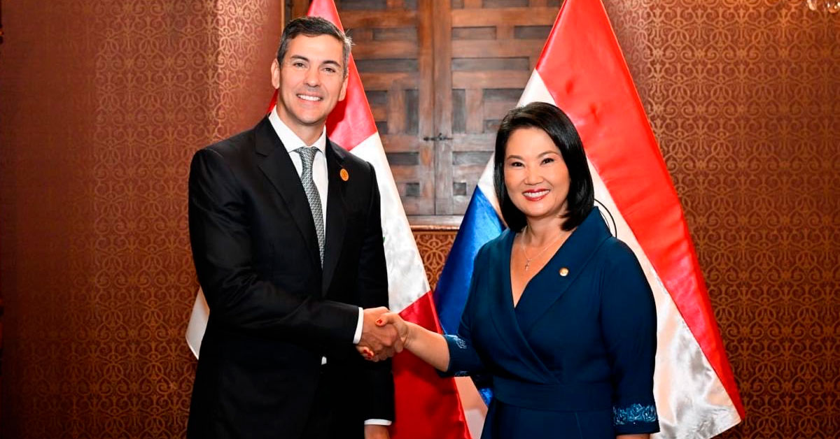 Perú y Paraguay renovaron vínculos bilaterales previo a la toma de mando de Keiko Fujimori