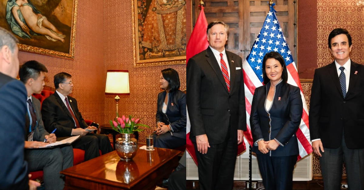 Presidenta electa Keiko Fujimori recibió a mandatarios y representantes internacionales en Torre Tagle
