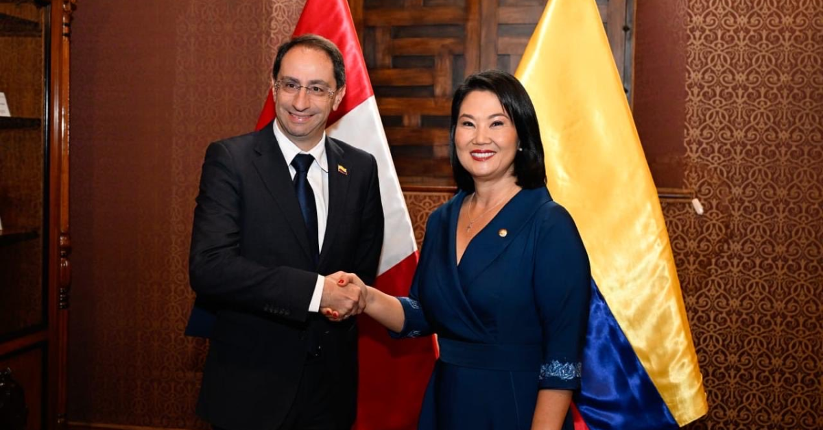 Keiko Fujimori se reunió con delegación de Colombia y apuesta por fortalecer las relaciones bilaterales