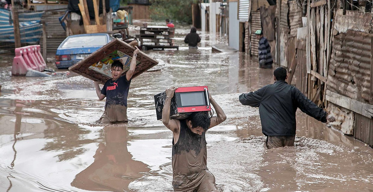 Inundaciones provocadas por el Ni�o Costero en marzo del 2017 alrededor del pa�s
