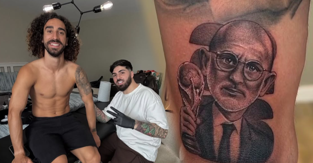 Nuevo tatuaje de Marc Cucurella