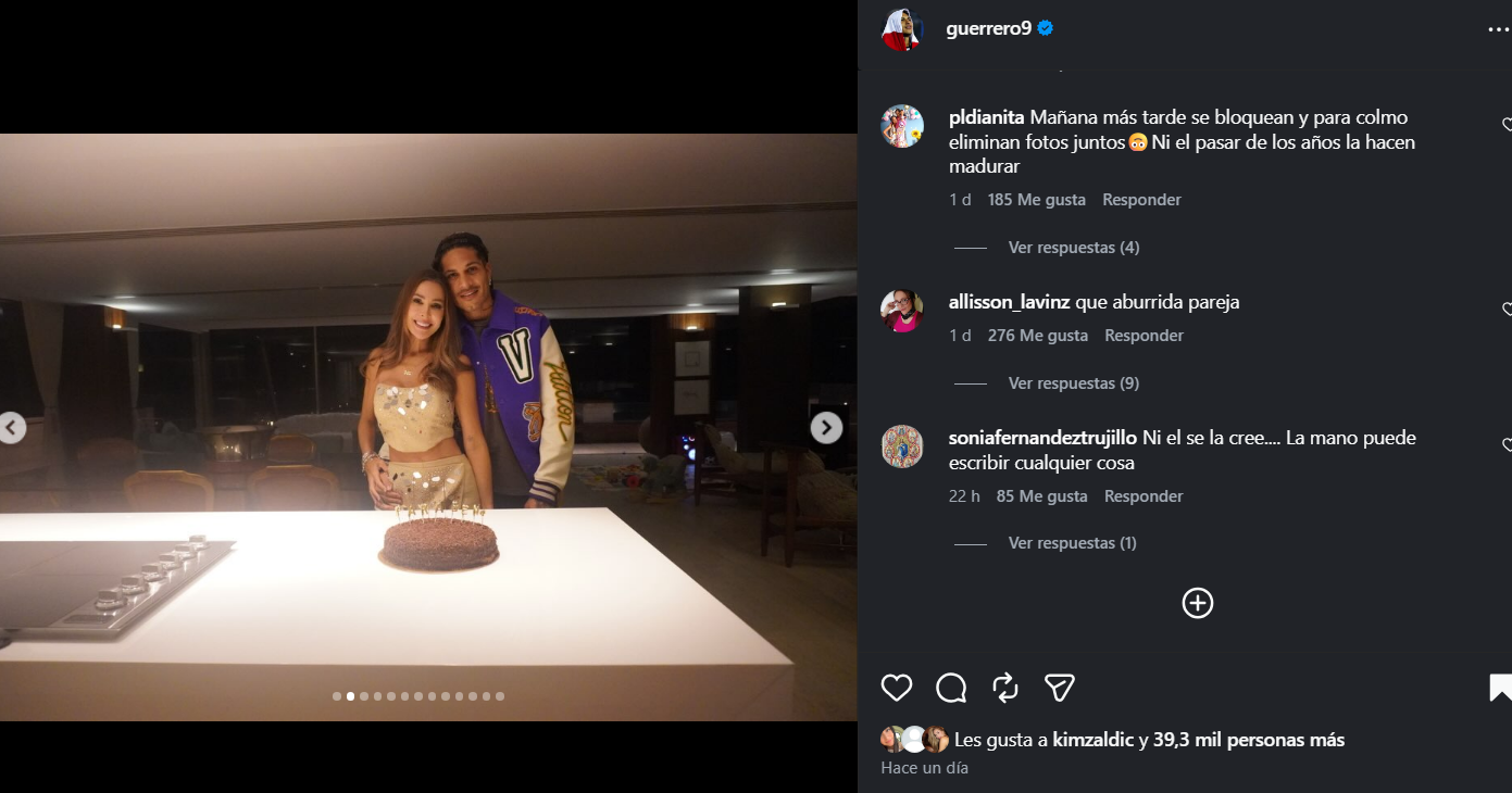 Fans se burlan del mensaje de amor de Guerrero a Ana Paula