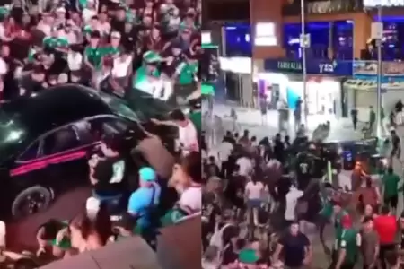 Muere conductor que embisti� a multitud de hinchas en M�xico