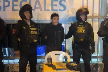 Capturan a presunto sicario de 18 a�os en SJL