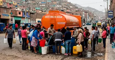 Programaci�n del corte de agua en Lima.