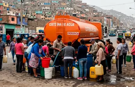 Programaci�n del corte de agua en Lima.