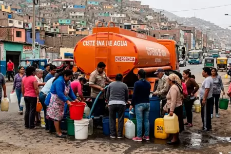 Programaci�n del corte de agua en Lima.