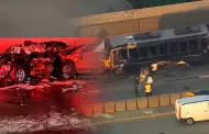 Tragedia tras choque de autobús contra dos autos: Reportan al menos dos muertos y 20 heridos
