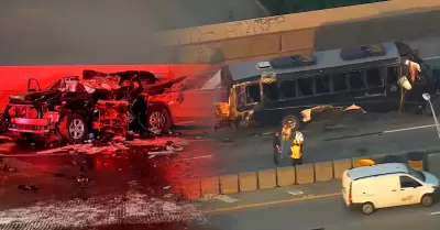 Accidente de autob�s dej� dos muertos y 20 heridos.