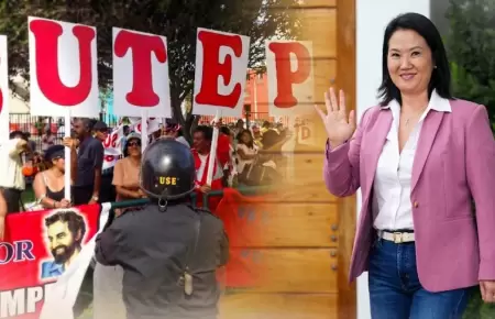 Secretario del Sutep se reuni� con Keiko Fujimori