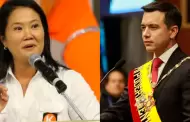 Presidente de Ecuador reconoce triunfo virtual de Keiko Fujimori en la segunda vuelta: "América Latina está entrando en una nueva era"
