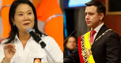 Keiko Fujimori / Daniel Noboa.
