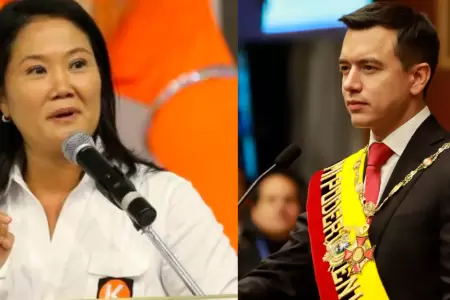 Keiko Fujimori / Daniel Noboa.