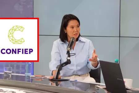 CONFIEP saluda virtual triunfo de Keiko Fujimori en la segunda vuelta.
