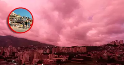 El fen�meno se present� a d�as de los terremotos.