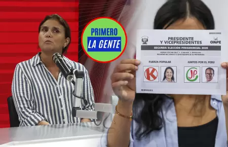 La excandidata se�al� que no pudo expresar tu posici�n para la segunda vuelta.