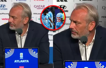 El entrenador se retir� visiblemente afectado.