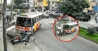 Chofer de transporte p�blico fallece tras intervenci�n policial en SJM