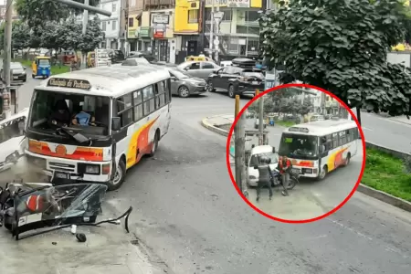 Chofer de transporte p�blico fallece tras intervenci�n policial en SJM
