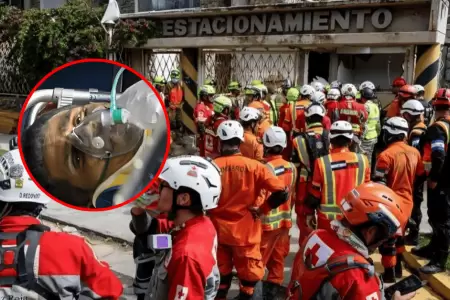 Rescatan a guardia que estuvo 8 d�as tras sismos en Venezuela