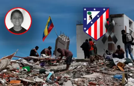 El Atl�tico de Madrid emiti� sus condolencias.