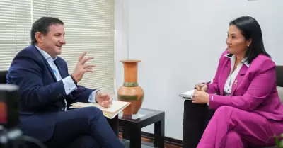Renzo Reggiardo se re�ne con Keiko Fujimori