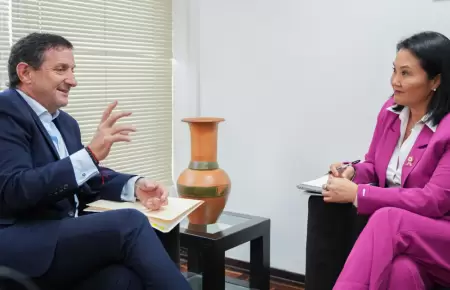 Renzo Reggiardo se re�ne con Keiko Fujimori
