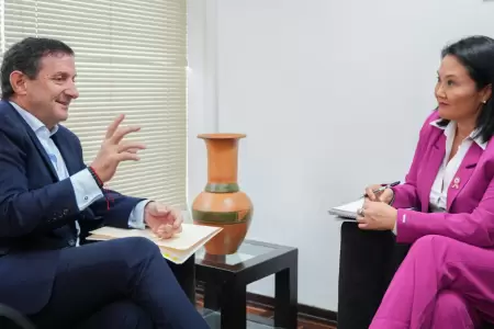 Renzo Reggiardo se re�ne con Keiko Fujimori