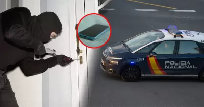 El ladr�n dej� rastro de su crimen.