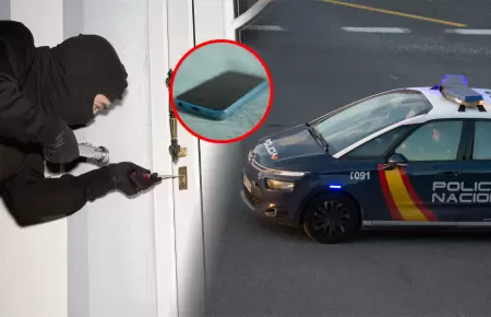 El ladr�n dej� rastro de su crimen.