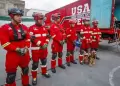 Bomberos USAR regresan al Per� tras culminar con �xito misi�n de rescate en Venezuela