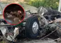 Cami�n cay� a un r�o tras chocar contra un auto: Reportan al menos 4 muertos, 8 heridos y 10 desaparecidos