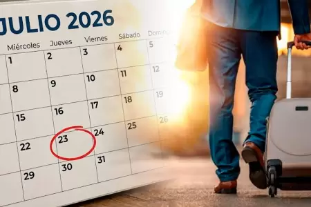 23 de julio feriado nacional.