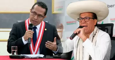 Burneo descart� recursos pendientes antes de la proclamaci�n de Fujimori.
