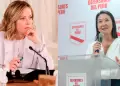 Primera ministra de Italia, Giorgia Meloni, saluda a Keiko Fujimori por su proclamaci�n como presidenta electa del Per�
