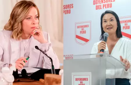 Giorgia Meloni / Keiko Fujimori.