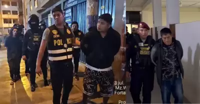 Capturan a banda de extorsionadores