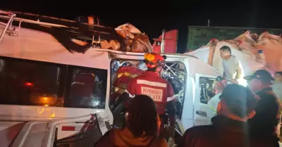 Accidente de tr�nsito en Huaura