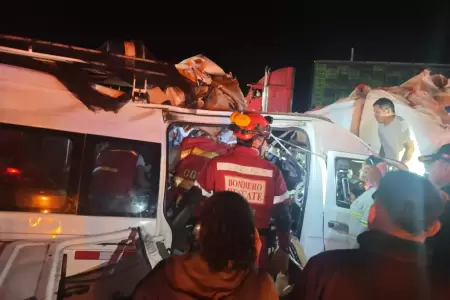 Accidente de tr�nsito en Huaura