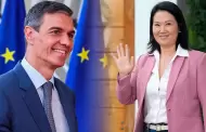 Pedro Sánchez y la UE felicitan a Keiko Fujimori tras ser proclamada presidenta electa del Perú